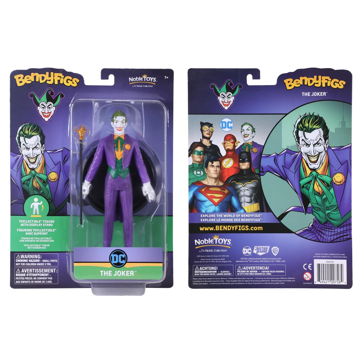 DC Bendyfigs Action Figure - Joker (possibly non-mint)
