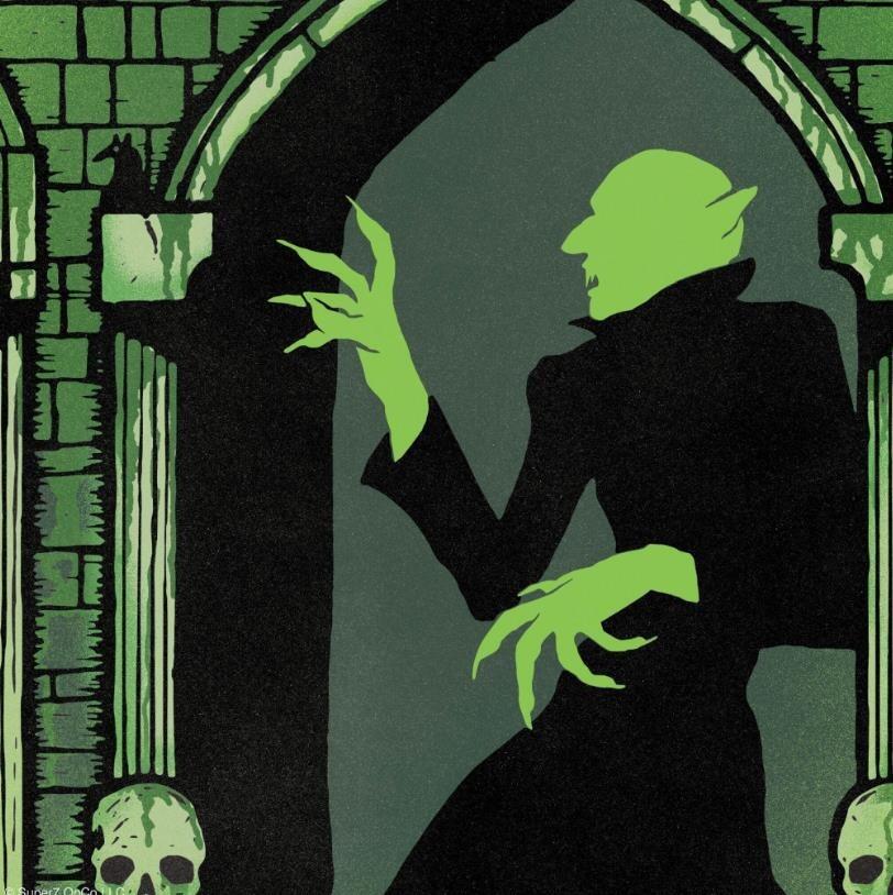 Nosferatu ReAction Action Figure - Count Orlok (Movie Poster)