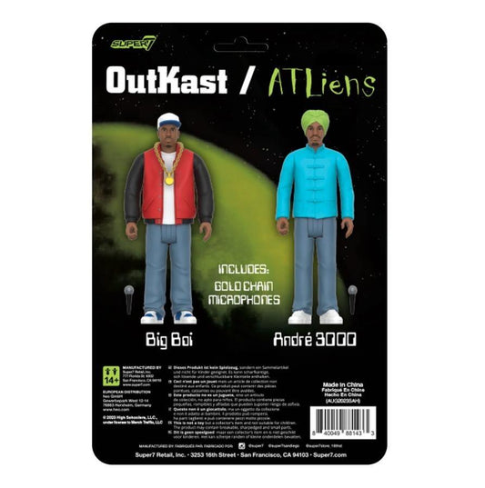 Outkast ReAction Action Figure - Big Boi & Andre 3000 (Atliens)
