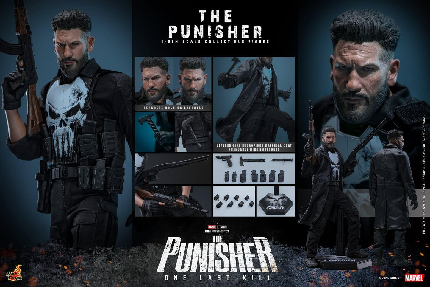 *PRE-ORDER The Punisher - Marvel The Punisher: One Last Kill Hot Toys Collectibles 1/6 Scale Action Figure