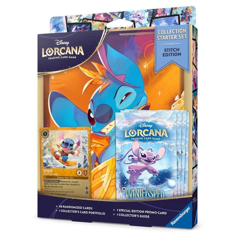 Disney Lorcana Trading Card Game Winterspell - Stitch Edition Collection Starter Deck