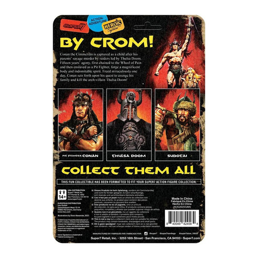 Conan The Barbarian ReAction Action Figure Wave 1 - Pit Fighter Conan