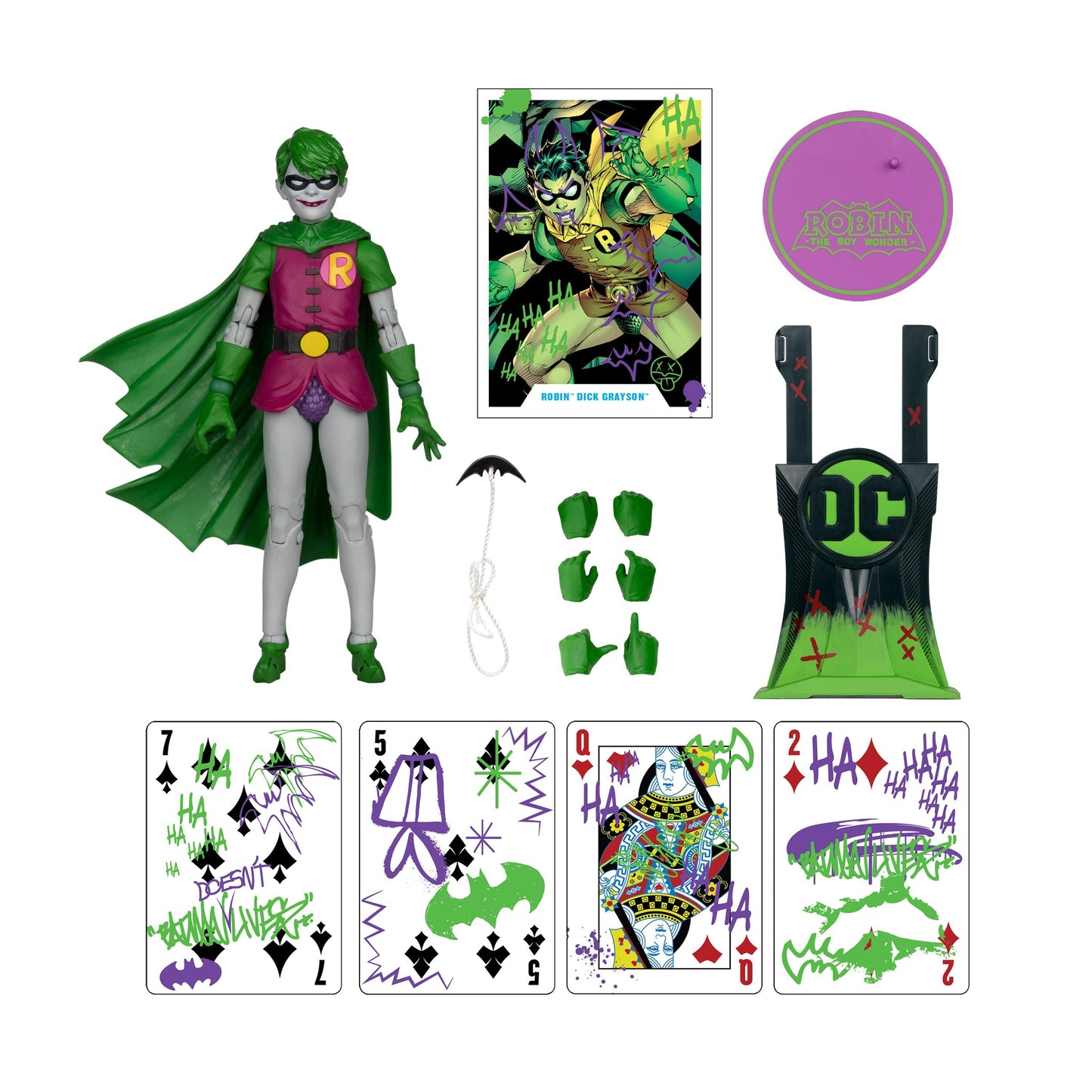 DC Multiverse 7 Inch Action Figure - Jokerised Robin (Dick Grayson) (Gold Label)