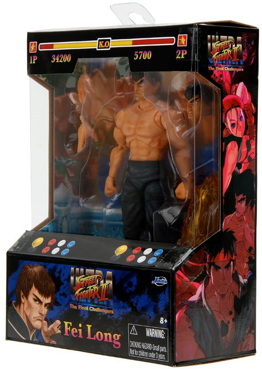 Ultra Street Fighter II 6 Inch Action Figure Wave 1 - Fei Long