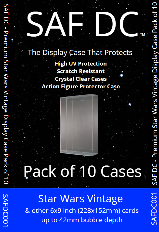 SAF Premium Foldable Display Case - Star Wars Vintage