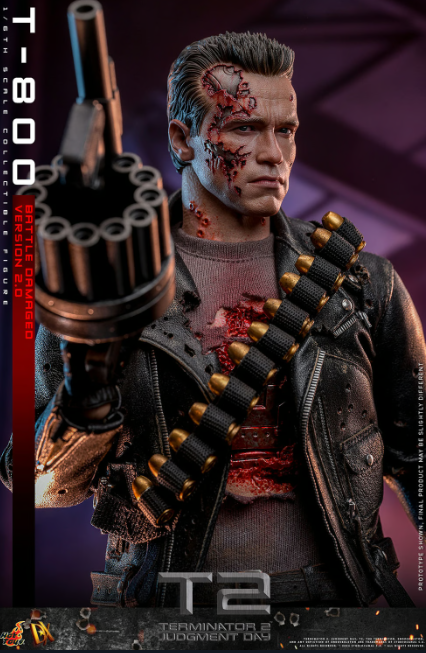 *PRE-ORDER T-800 Terminator (Battle Damaged 2.0) Hot Toys Collectibles 1/6 Scale Action Figure