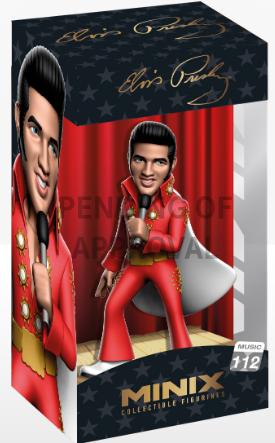 Elvis Presley Minix 5 Inch Collectible Figurine - Elvis (Red Suit)