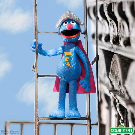 Sesame Street ReAction Action Figure Wave 3 - Super Grover