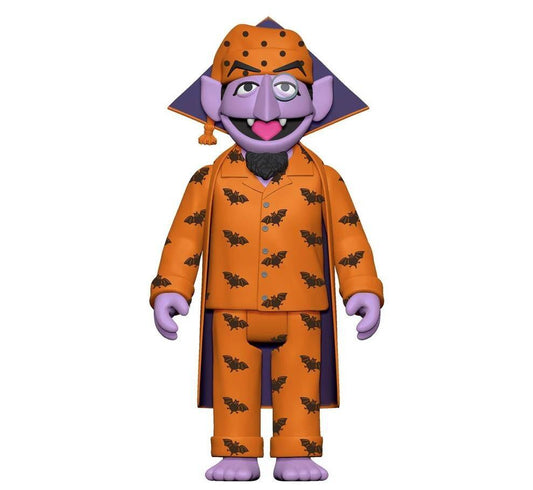 Sesame Street Reaction Action Figure Wave 6 - Count Von Count (PJs)