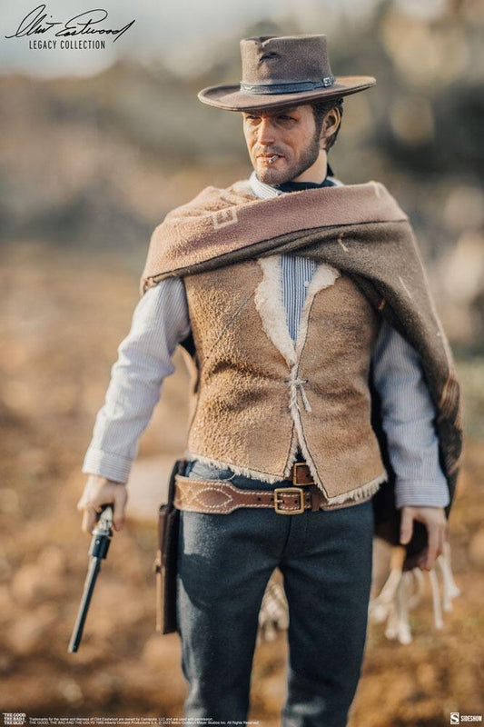*PRE-ORDER The Man With No Name - The Good The Bad & The Ugly Sideshow Collectibles 1/6 Scale Action Figure (Re-Run)