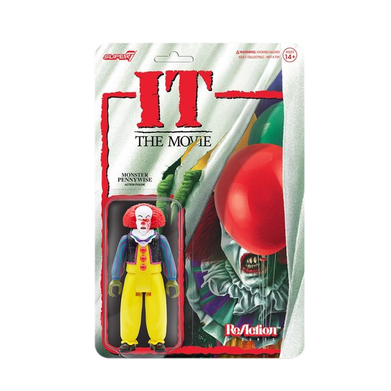 IT PENNYWISE MONSTER REACTION ACTION FIGURE