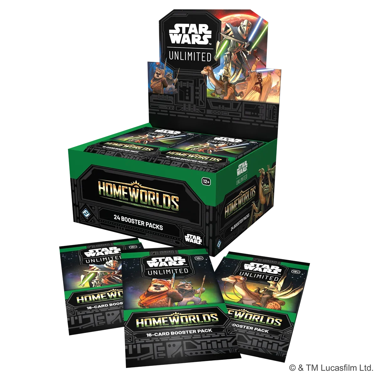 *PRE-ORDER Star Wars: Unlimited Homeworlds Trading Card Game - Booster Pack