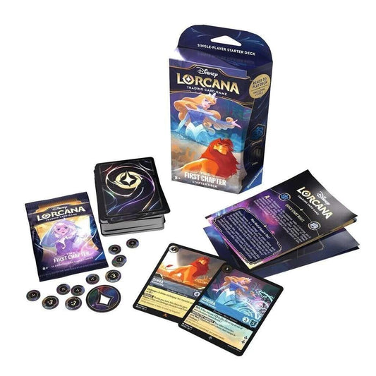 Disney Lorcana The First Chapter Trading Card Game - Starter Deck (Aurora & Simba)