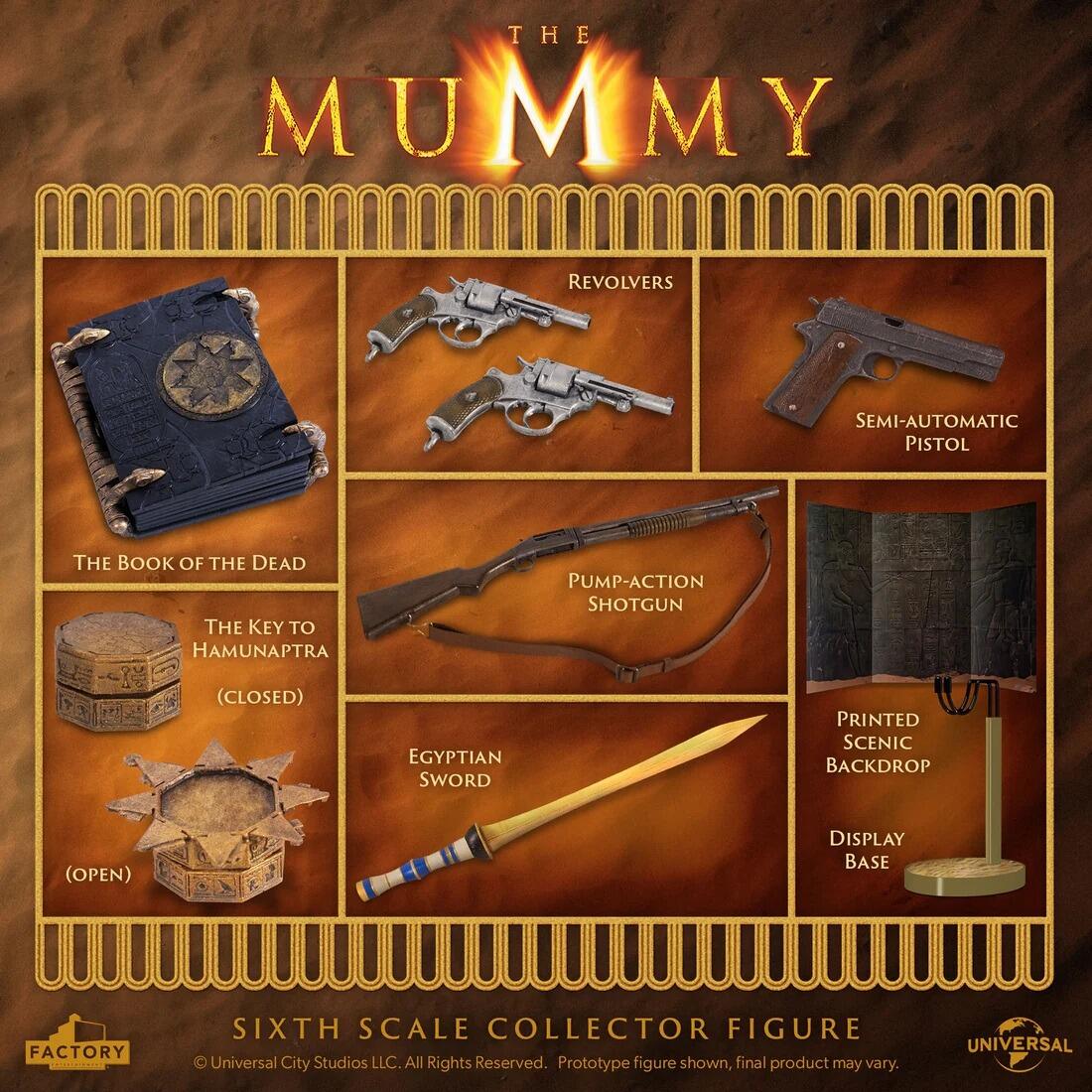 *PRE-ORDER Rick O'Connell - The Mummy (1999) Factory Entertainment 1/6 Scale Action Figure