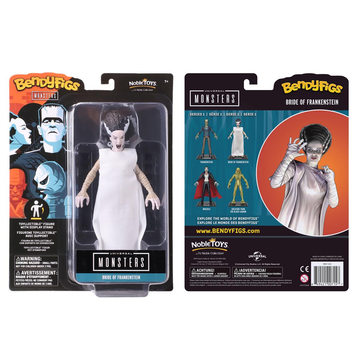 Universal Monsters Bendyfigs Action - Bride of Frankenstein (possibly non-mint)