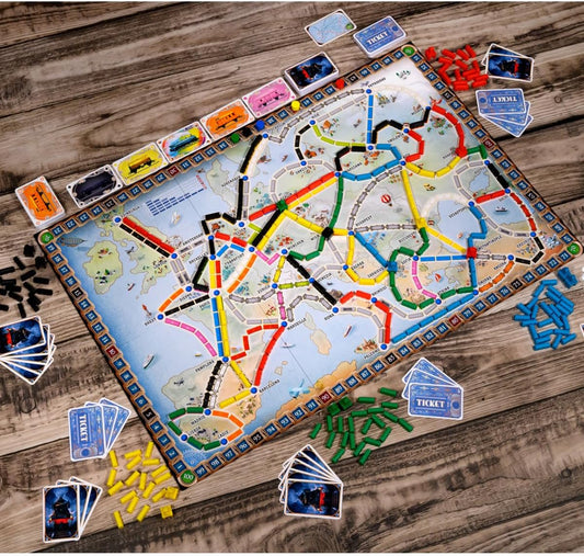 Ticket To Ride Strategy Board:Europe (Refresh)