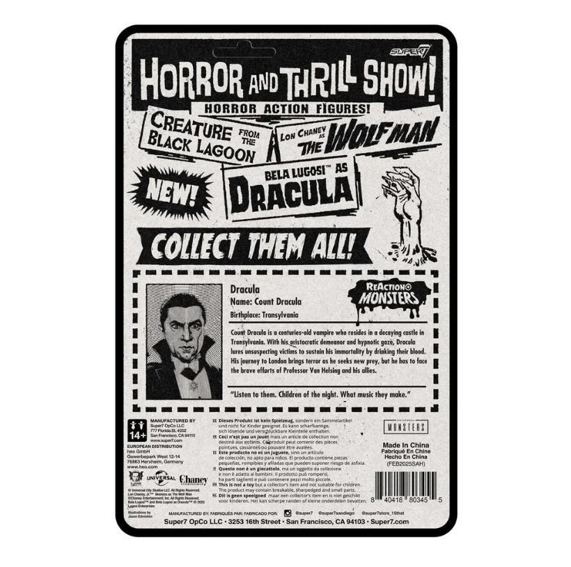 Universal Monsters ReAction+ Action Figure Wave 1 - Dracula