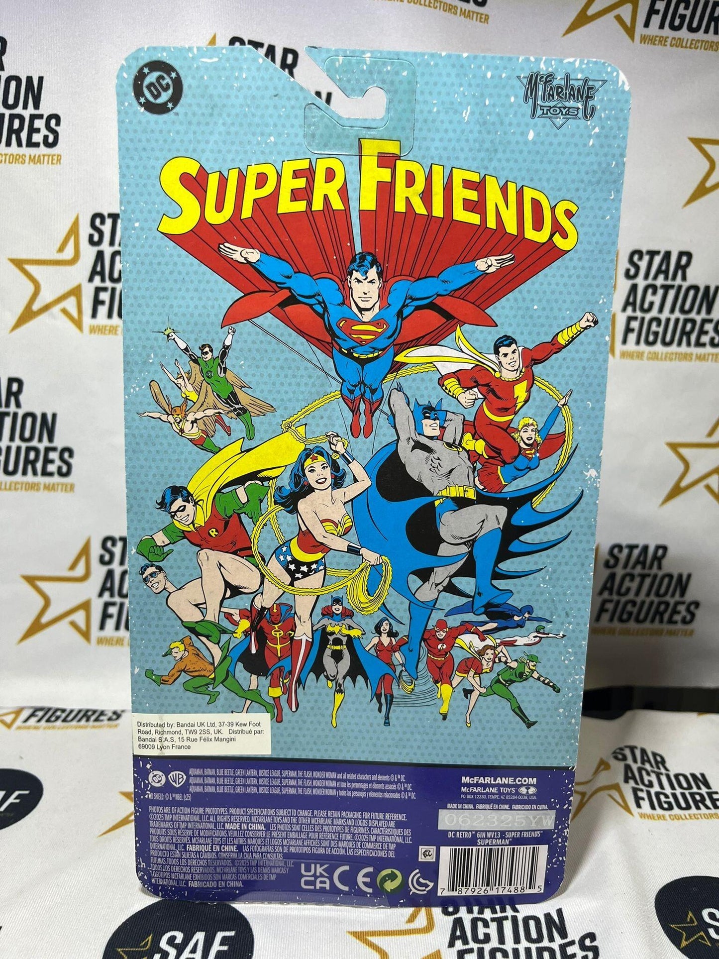 McFarlane DC Retro Super Friends 6 Inch Action Figure Wave 13 - Superman (Chase)