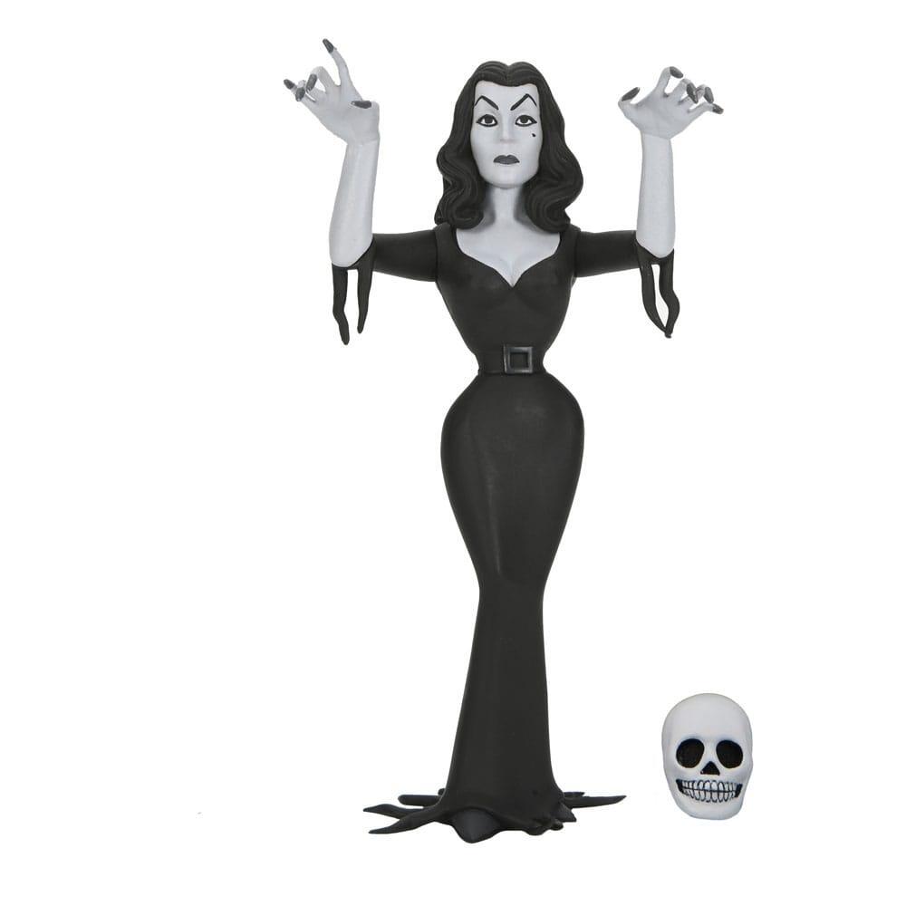 Vampira Toony Terrors 6 Inch Scale Action Figure - Vamipra (Silver Screen Edition)