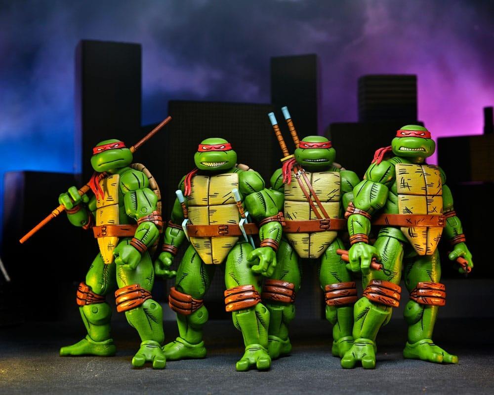 Teenage Mutant Ninja Turtles Comic 7 Inch Ultimate Action Figure 4-pack - Leonardo, Raphael, Michelangelo & Donatello (Mirage Comics)