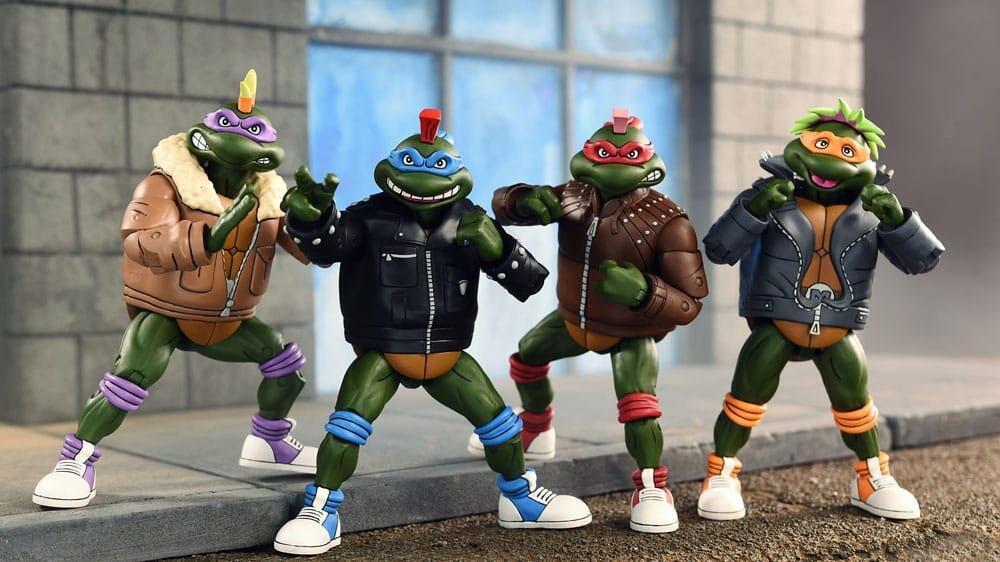 Teenage Mutant Ninja Turtles Cartoon 7 Inch Ultimate Action Figure - Punk Turtles 4-Pack
