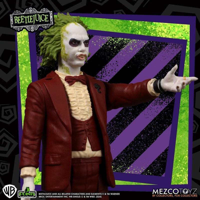 Beetlejuice 5 Points Deluxe Action Figure - Beetlejuice (Red Tuxedo)