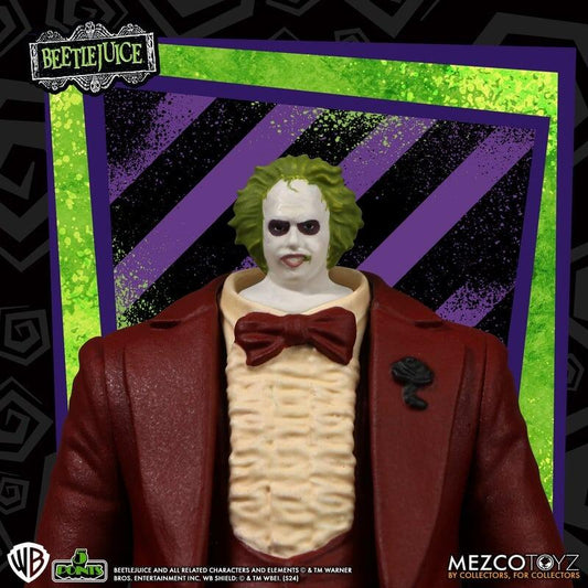 Beetlejuice 5 Points Deluxe Action Figure - Beetlejuice (Red Tuxedo)