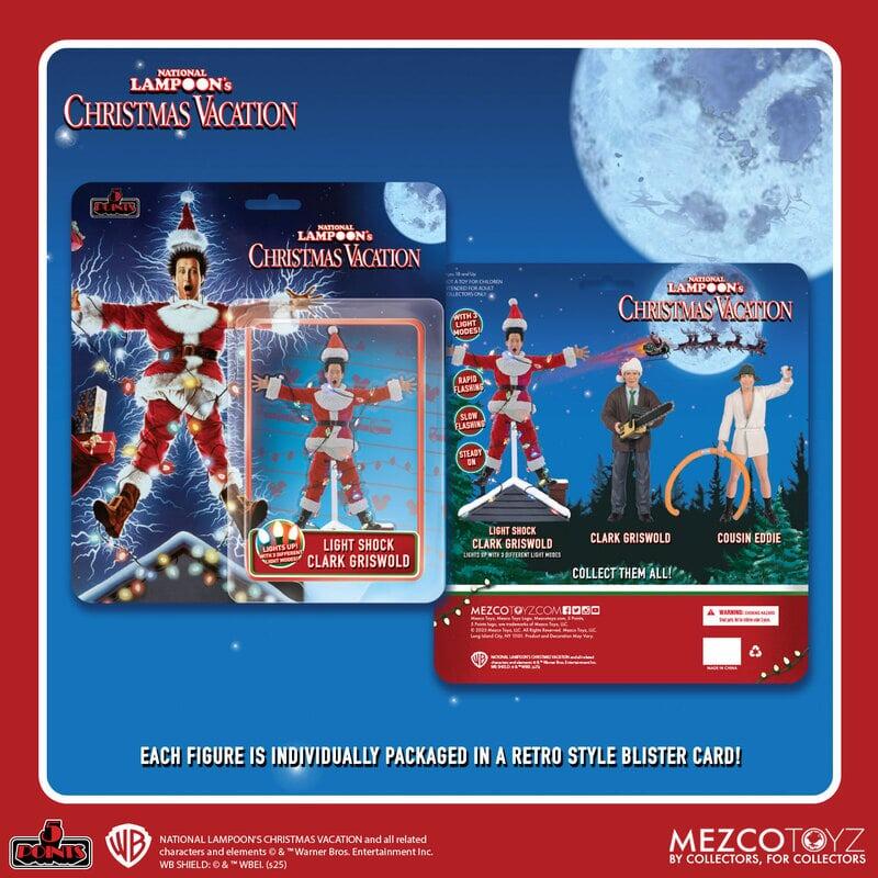 National Lampoon's Christmas Vacation 5 Points Action Figure - Clark Griswold (Light Shock)