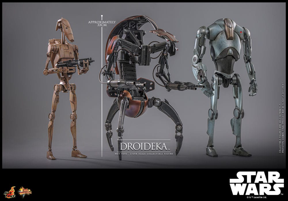 *PRE-ORDER Droideka - Star Wars: Phantom Menace Hot Toys Collectibles 1/6 Scale Action Figure