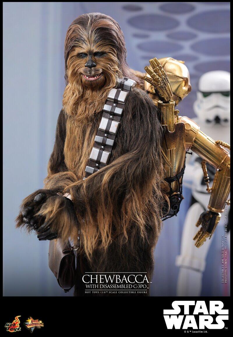 Chewbacca & C-3PO - Star Wars: Empire Strikes Back Hot Toys Collectibles 1/6 Scale Action Figure