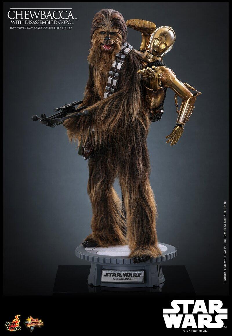 Chewbacca & C-3PO - Star Wars: Empire Strikes Back Hot Toys Collectibles 1/6 Scale Action Figure
