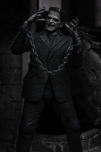 Universal Monsters Ultimate 7 Inch Scale Action Figure - Frankenstein's Monster (Black & White)