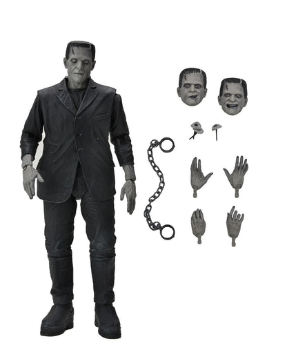 Universal Monsters Ultimate 7 Inch Scale Action Figure - Frankenstein's Monster (Black & White)