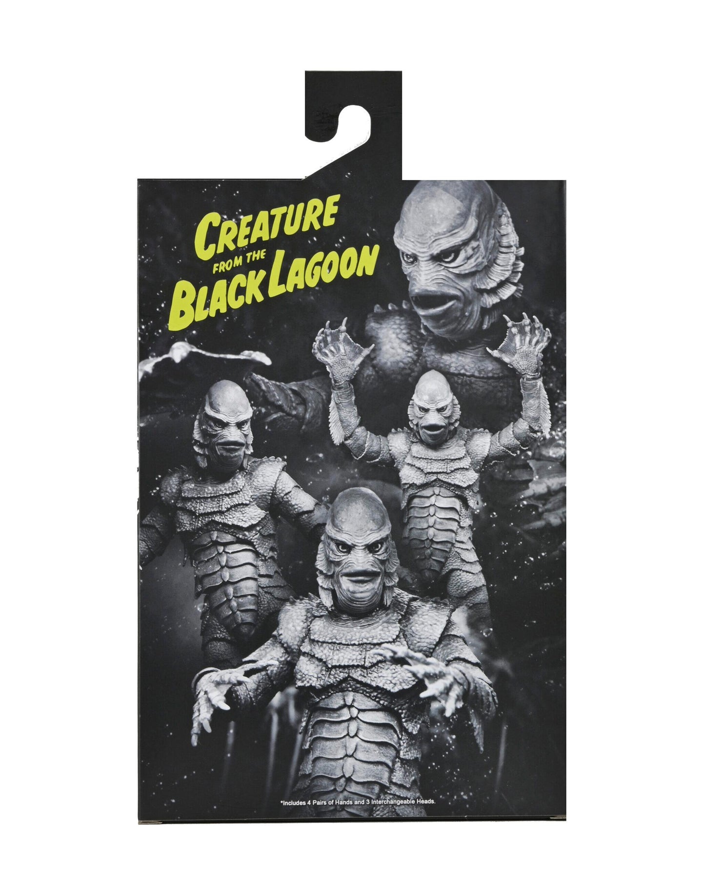 Universal Monsters Ultimate 7 Inch Scale Action Figure - Creature from the Black Lagoon (Black and White)