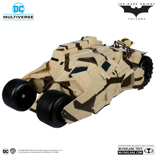 DC Multiverse 7 Inch Action Figure Vehicle - The Tumbler (Camouflage) (Gold Label)