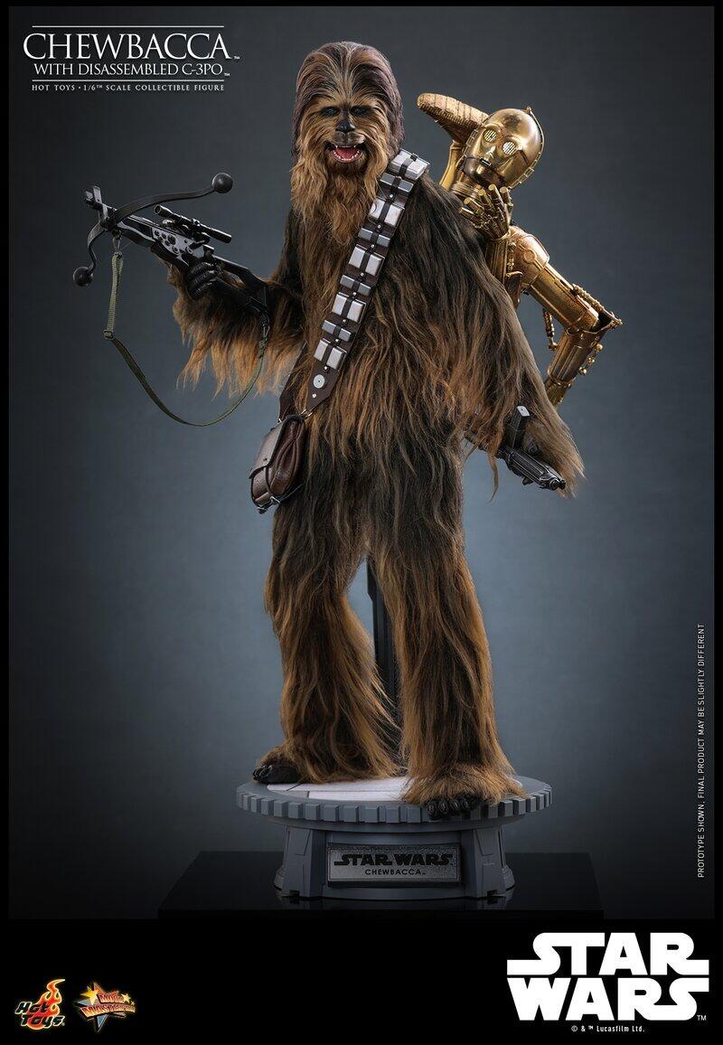 Chewbacca & C-3PO - Star Wars: Empire Strikes Back Hot Toys Collectibles 1/6 Scale Action Figure
