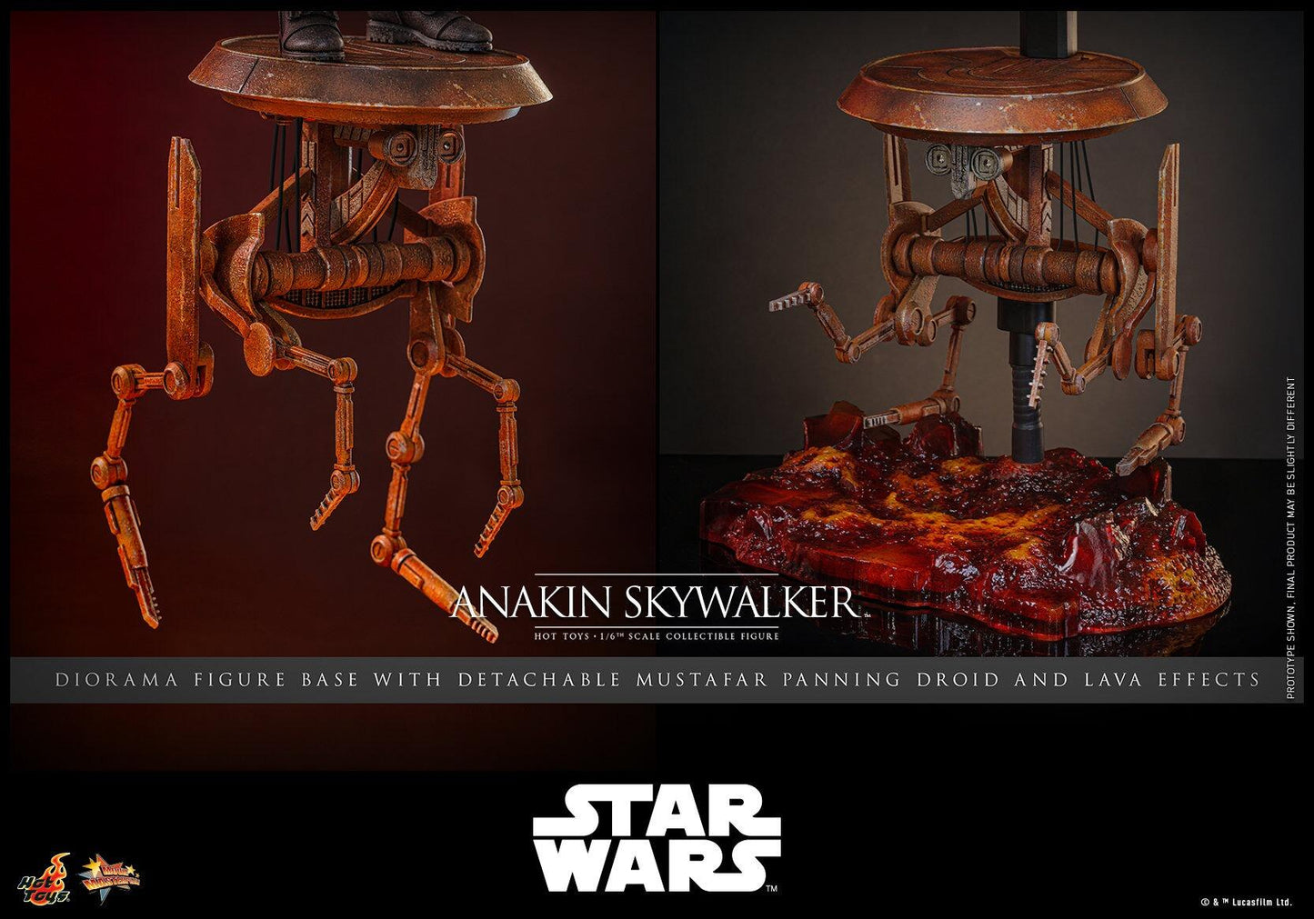 *PRE-ORDER Anakin Skywalker - Star Wars III: Revenge Of The Sith Hot Toys Collectibles 1/6 Scale Action Figure