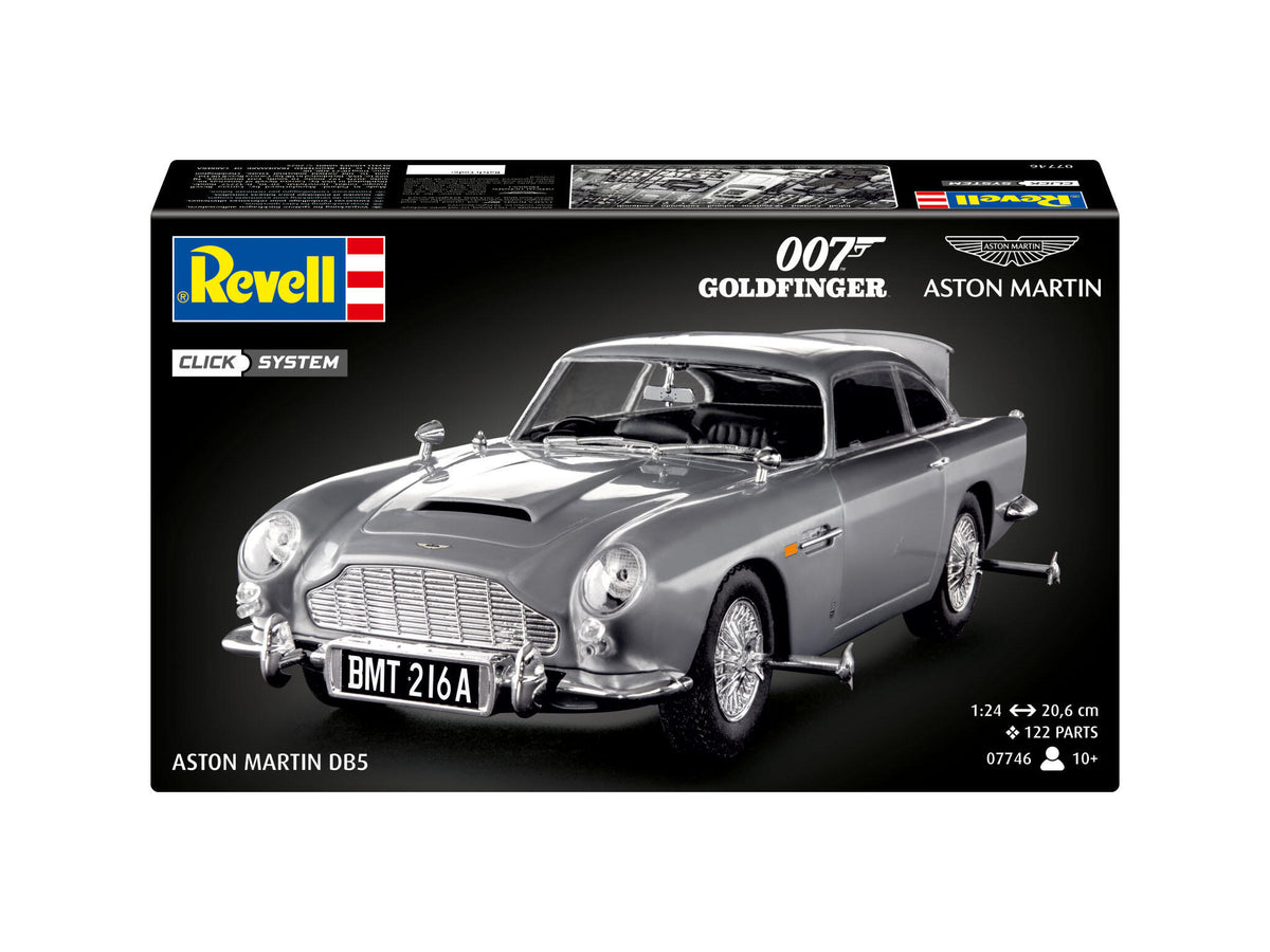 Revell James Bond 1/24 Scale Model Kit - Aston Martin DB5