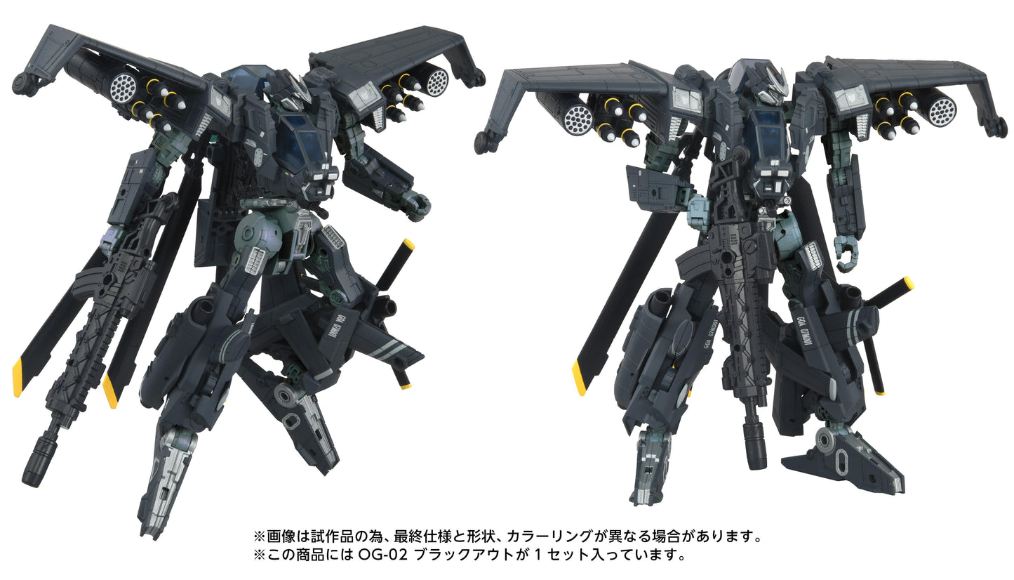 *PRE-ORDER Transformers Takara Tomy Overgear Series Action Figure - OG-02 Blackout