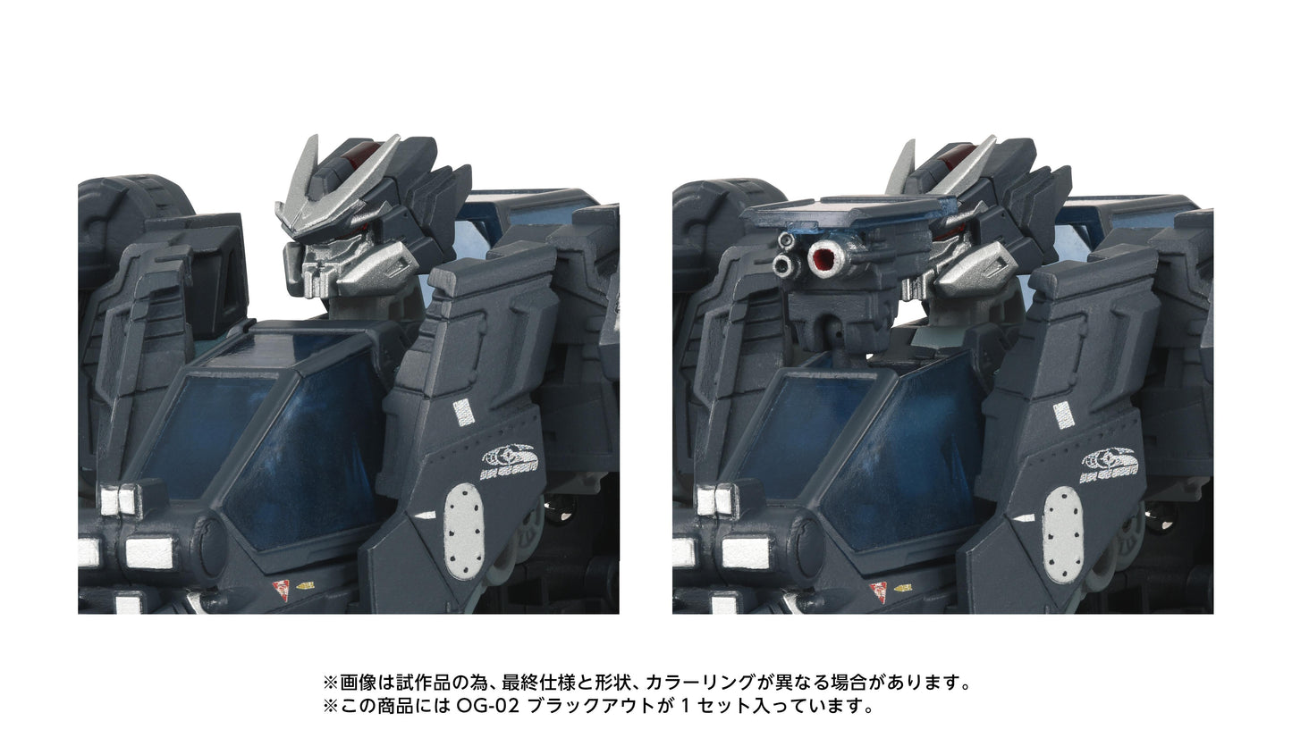 *PRE-ORDER Transformers Takara Tomy Overgear Series Action Figure - OG-02 Blackout