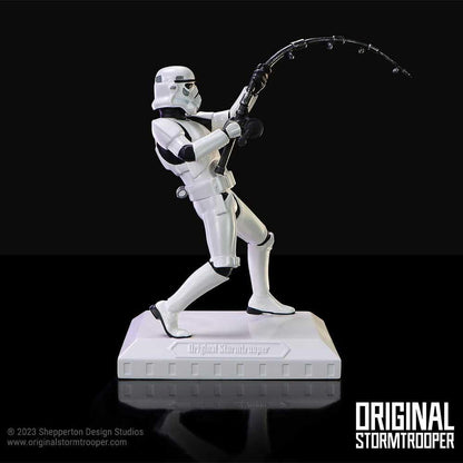 Star Wars The Original Stormtrooper 6.5 Inch Resin Collectible Figurine - Stormtrooper What A Catch!