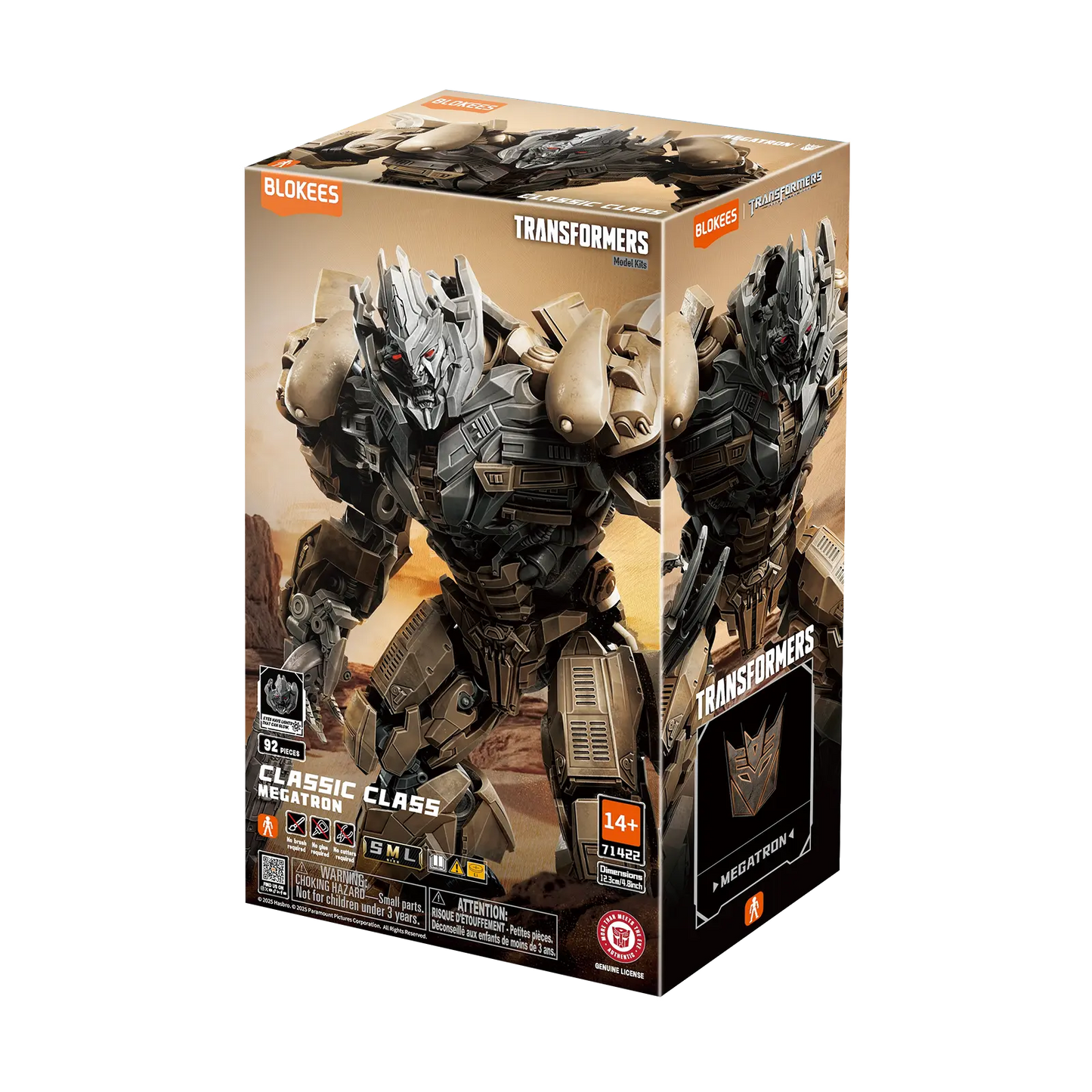 *PRE-ORDER Transformers Classic Class Blokees 5 Inch Model Kit Class 22 - Megatron (Dark Of The Moon)