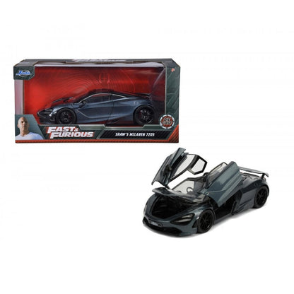 Fast & Furious Hobbs & Shaw 1:24 Scale Jada Hollywood Rides Die Cast Vehicle - McLaren 720S