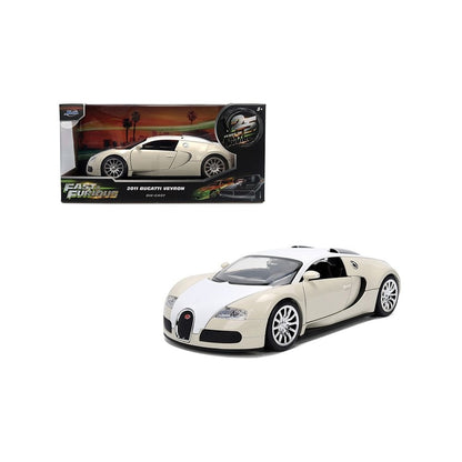 Fast & Furious 25th Anniversary 1:24 Scale Jada Hollywood Rides Die Cast Vehicle - Bugatti Veyron