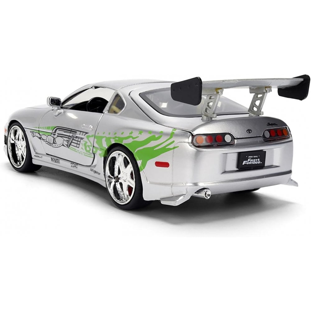 Fast & Furious 25th Anniversary 1:24 Scale Jada Hollywood Rides Die Cast Vehicle - Brian's Toyota Supra