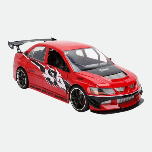 Fast & Furious 25th Anniversary 1:24 Scale Jada Hollywood Rides Die Cast Vehicle - Mitsubishi Lancer Evolution IX