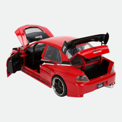 Fast & Furious 25th Anniversary 1:24 Scale Jada Hollywood Rides Die Cast Vehicle - Mitsubishi Lancer Evolution IX