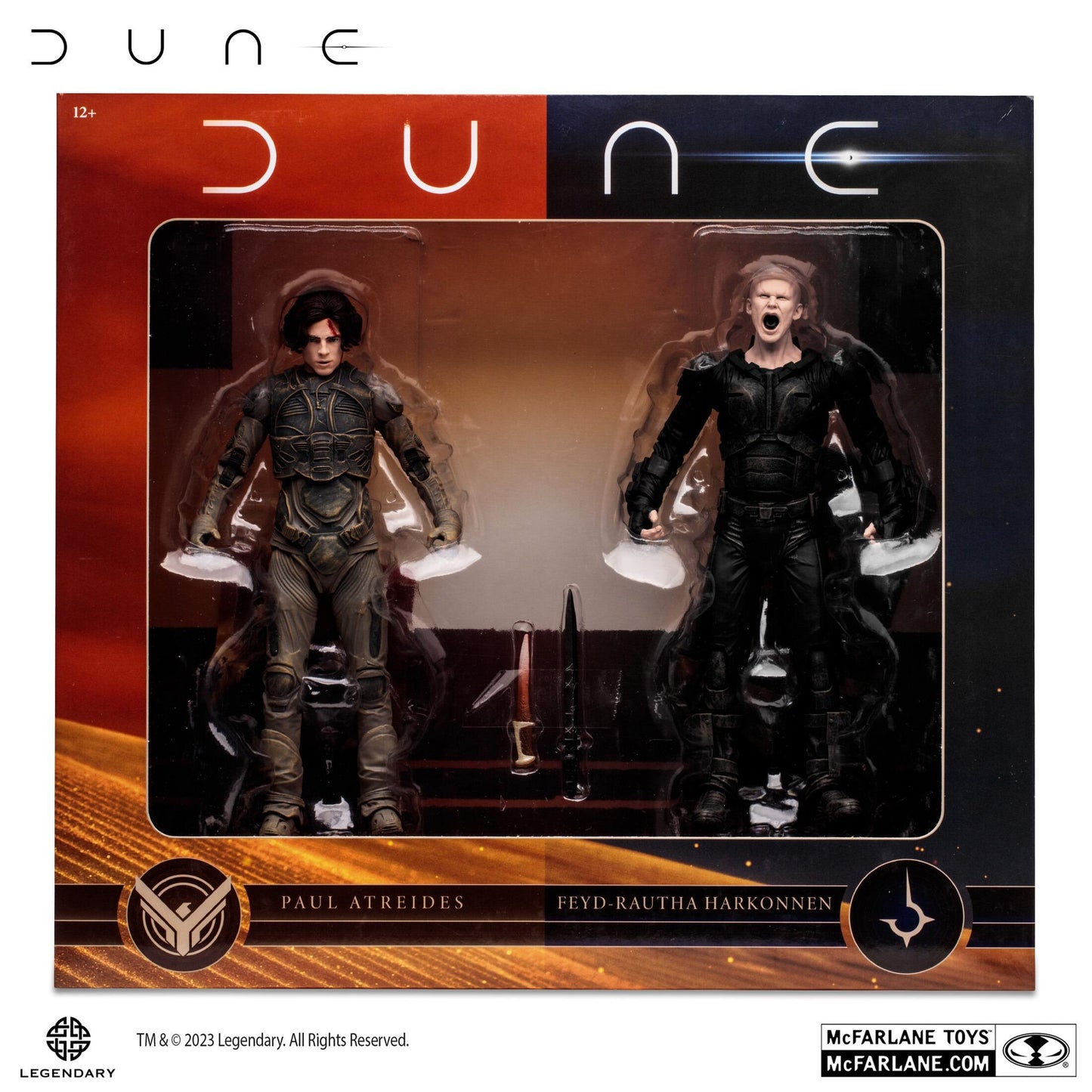 Dune: Part 2 Movie 7 Inch Scale Action Figure 2-Pack - Paul Atreides & Feyd-Rautha Harkonnen