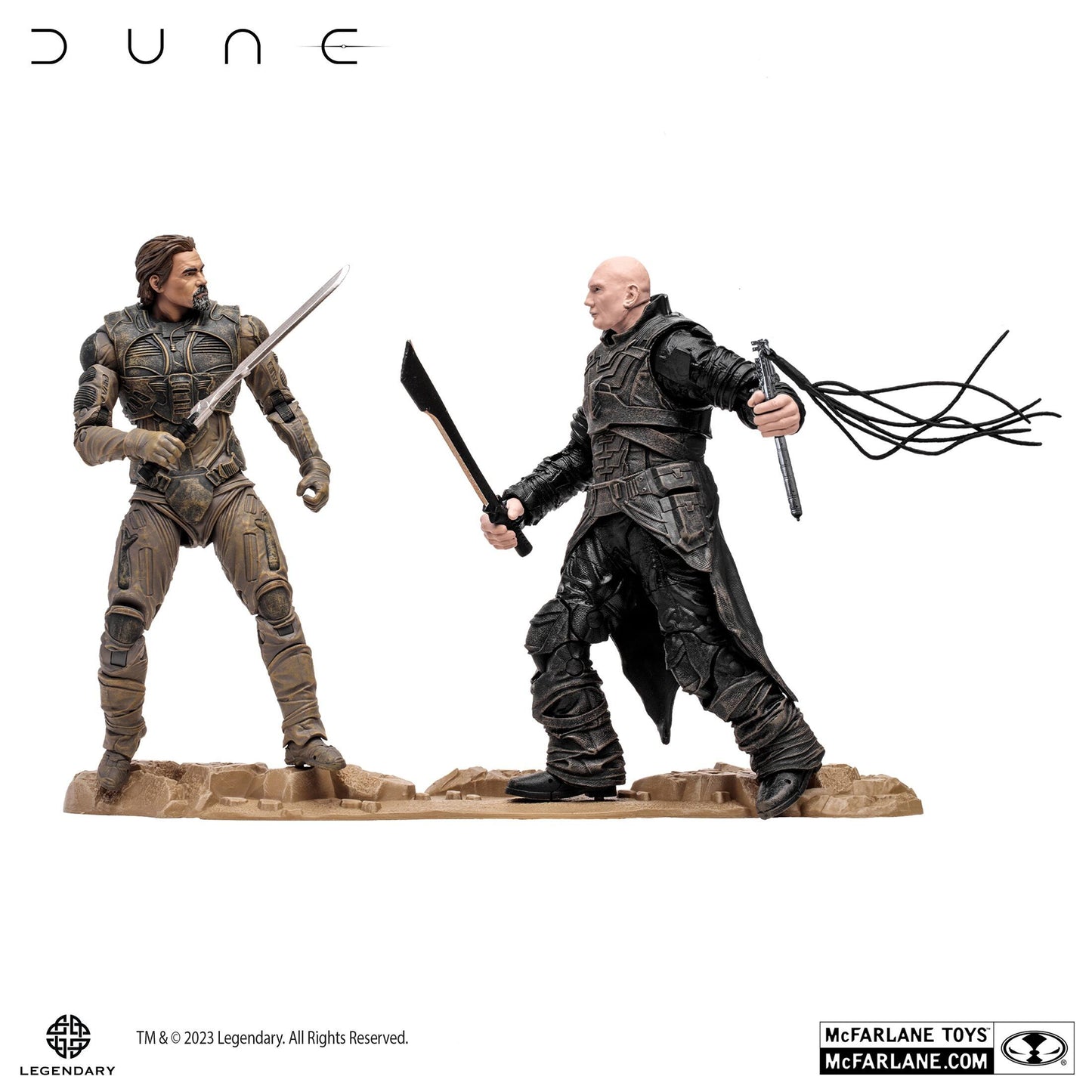 Dune: Part 2 Movie 7 Inch Scale Action Figure 2-Pack - Gurney Halleck & Rabban