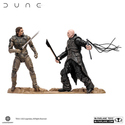 Dune: Part 2 Movie 7 Inch Scale Action Figure 2-Pack - Gurney Halleck & Rabban
